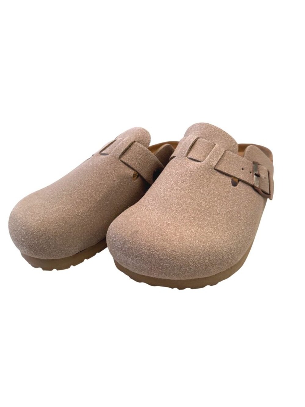 Cushionaire Hana Sand Vegan Suede Size 6 W Wide Women's NWB